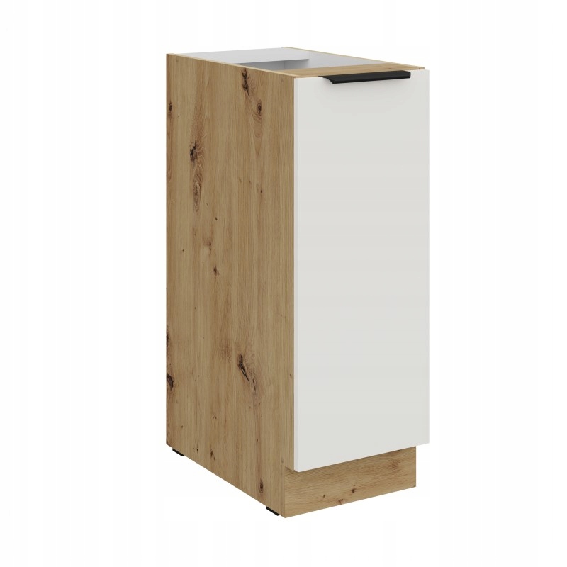 Kuchyňská skříňka cargo 30 Modulo výsuvný koš bílý Afm dub artisan
