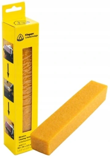 Kostka klocek do czyszczenia pasów bezkońcowych Klingspor 38x38x215