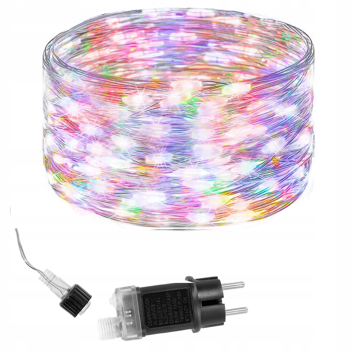 

Lampki Choinkowe Drucik 480 Mikro Led Na Prąd 48m