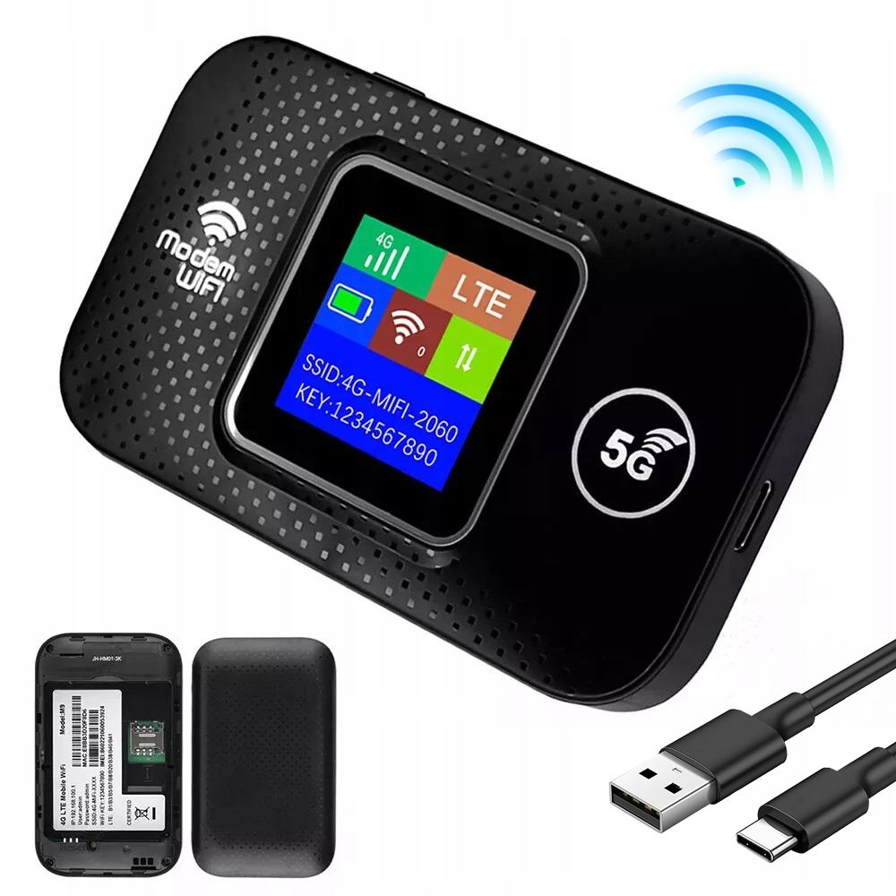 Mobilní Bezdrátový Router 4G Lte 150MBPS S Typem C Pro Domácnost I Cestování