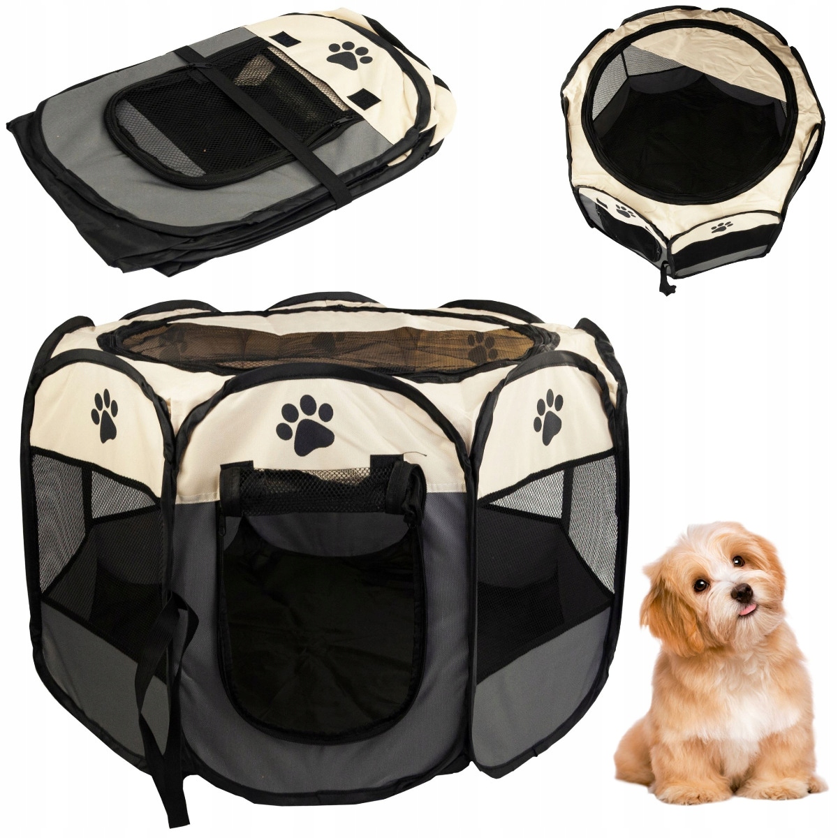 Levně Kotec Pro Psa Kočku Brána, Pelech, Pelíšek , Cestovní, Přenosný