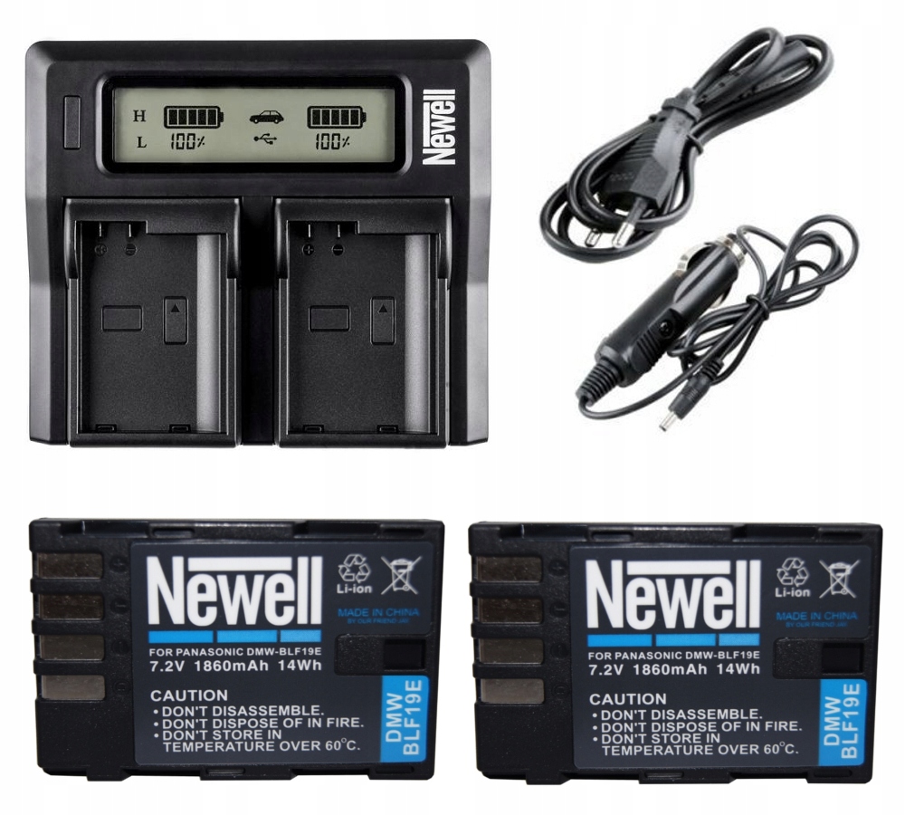 

Zestaw Ładowarka Dual Charger+2AKUMULATORY BLF19