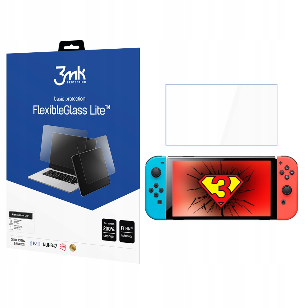 Niepękające szkło do Nintendo Switch Oled 3mk