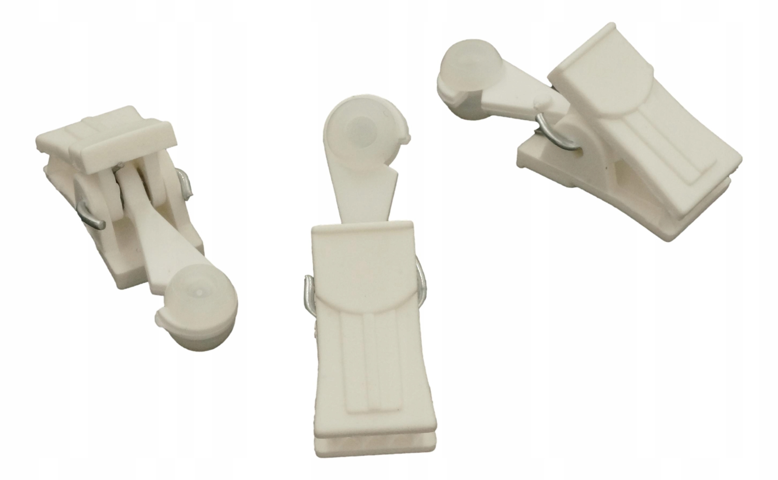 

Żabki do karniszy szyn Pcv ruchome z rolką 10 Szt