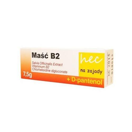 

Maść B2 hec na zajady 7,5 g