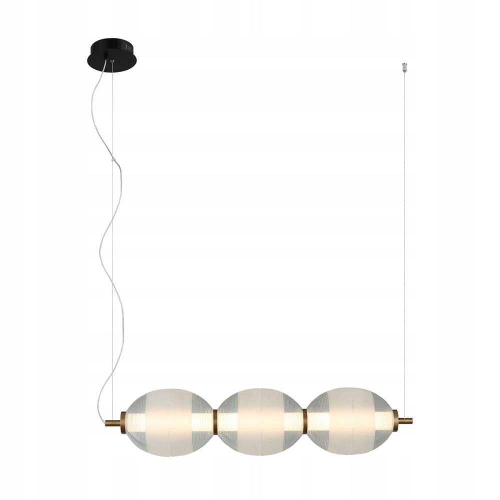 Efektná pozdĺžna závesná lampa nad stôl do obývacej izby Led 22W Rinot Italux