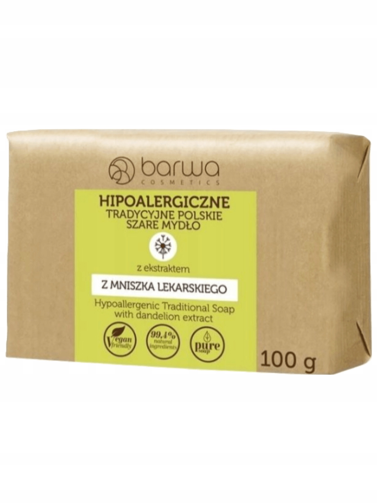 

Barwa mydło Szare 100g Mniszek Lekarski