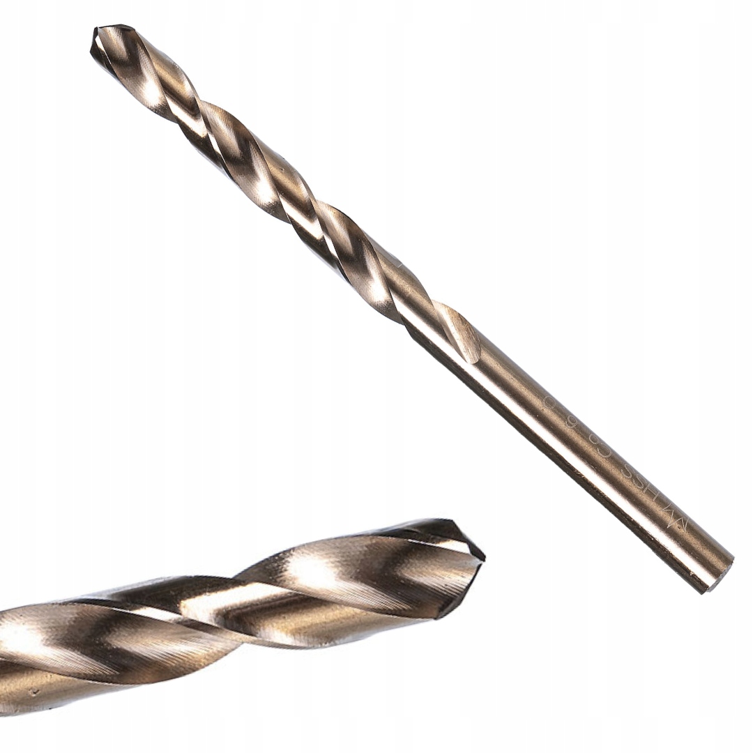 WIERTŁO KOBALT. DO METALU 10 MM EXCLUSIVE STAL SZYBKOTNĄCA HSS-Co (5%)