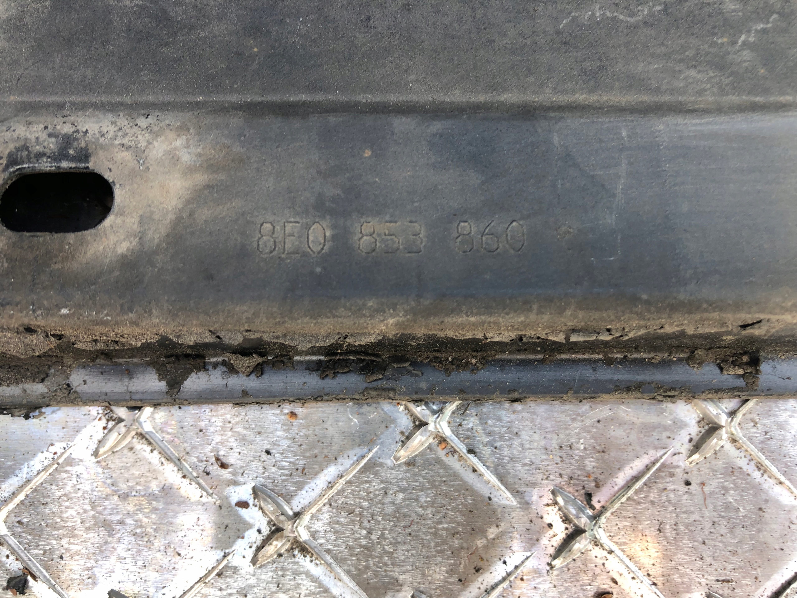 moulding threshold right AUDI A4 B7 8E0853860