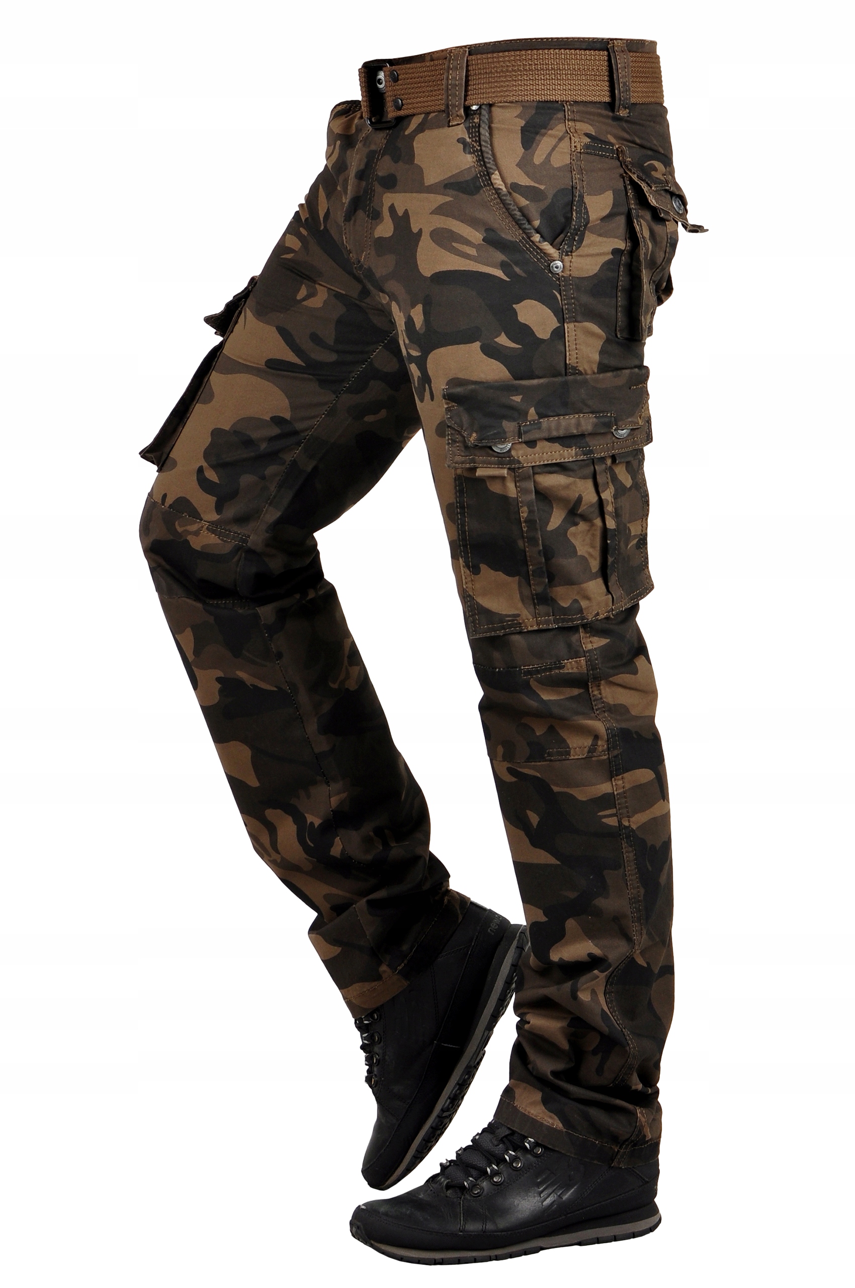 it096-2 r. 32 ROBOCZE BOJÓWKI PASEK GRATIS MORO Fason bojówki