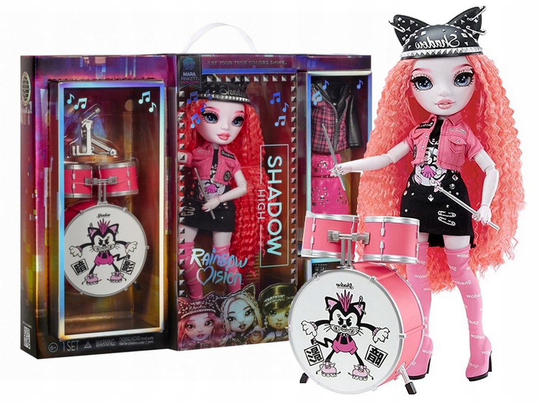 

Shadow High Rainbow Vision Lalka Mara Pinkett Neon