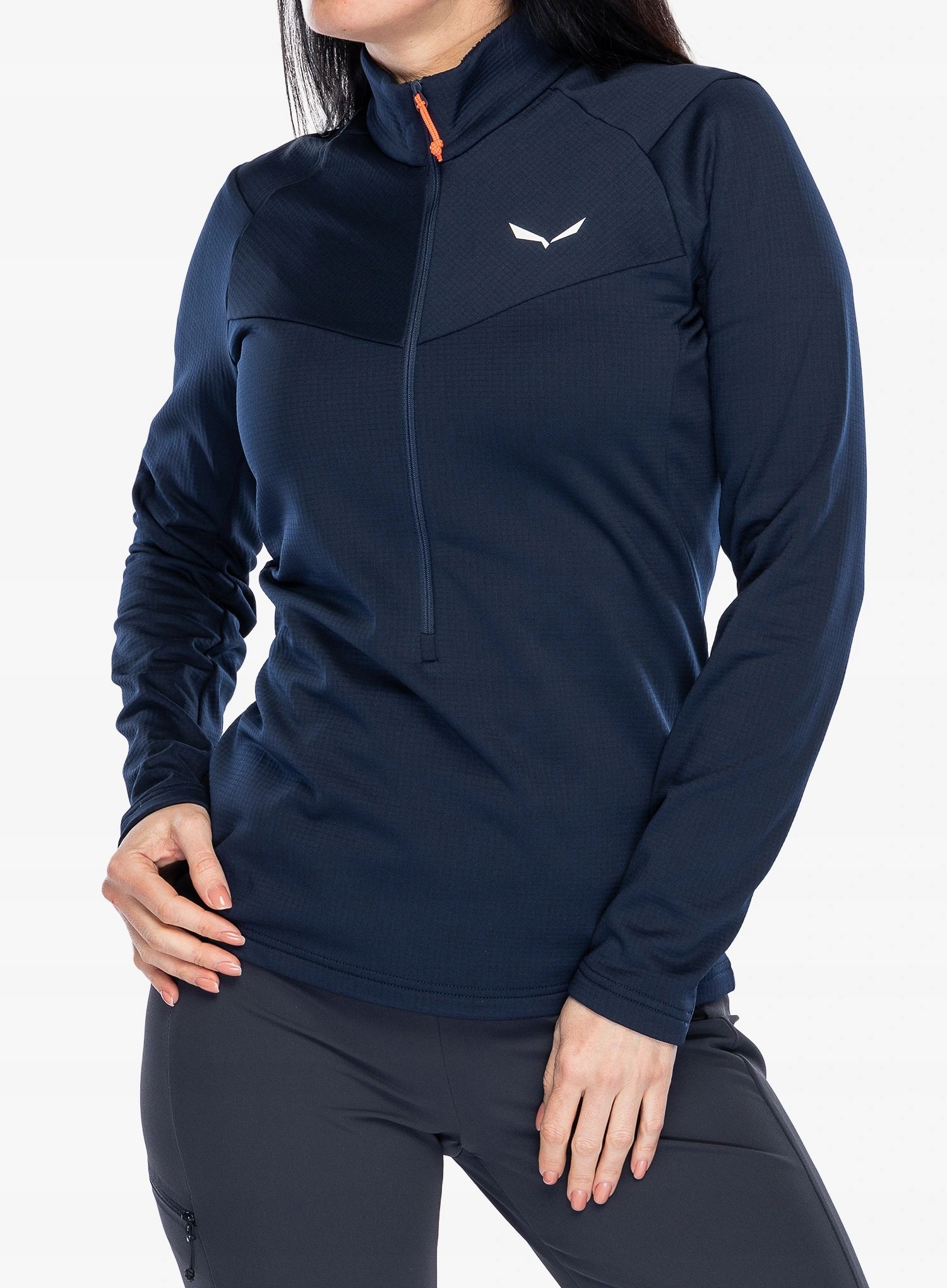 Mikina Salewa Puez Cammino Pl Hz Jacket navy blazer 36 (s)