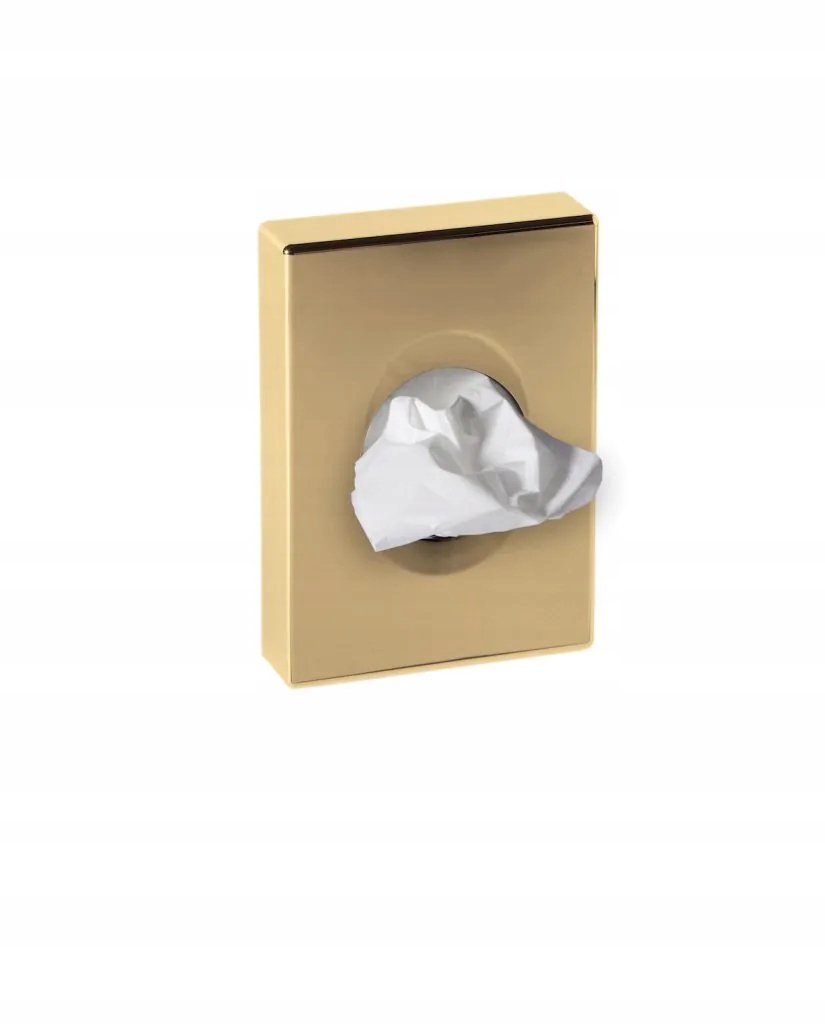 Dispenser Stella pro hygienické sáčky Abs zlatý lesk