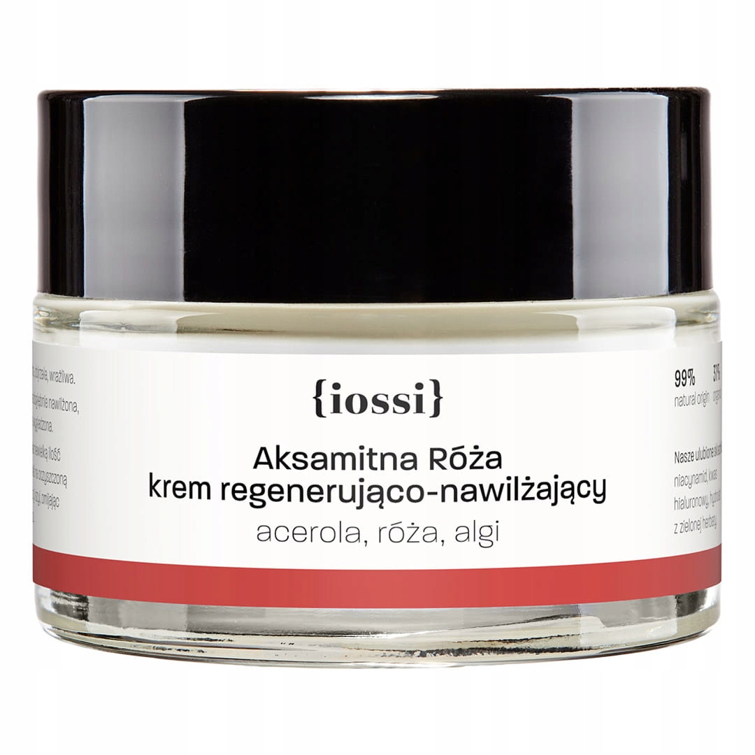 Aksamitna Róża Krem regenerująco nawilżający Acerola, róża, algi