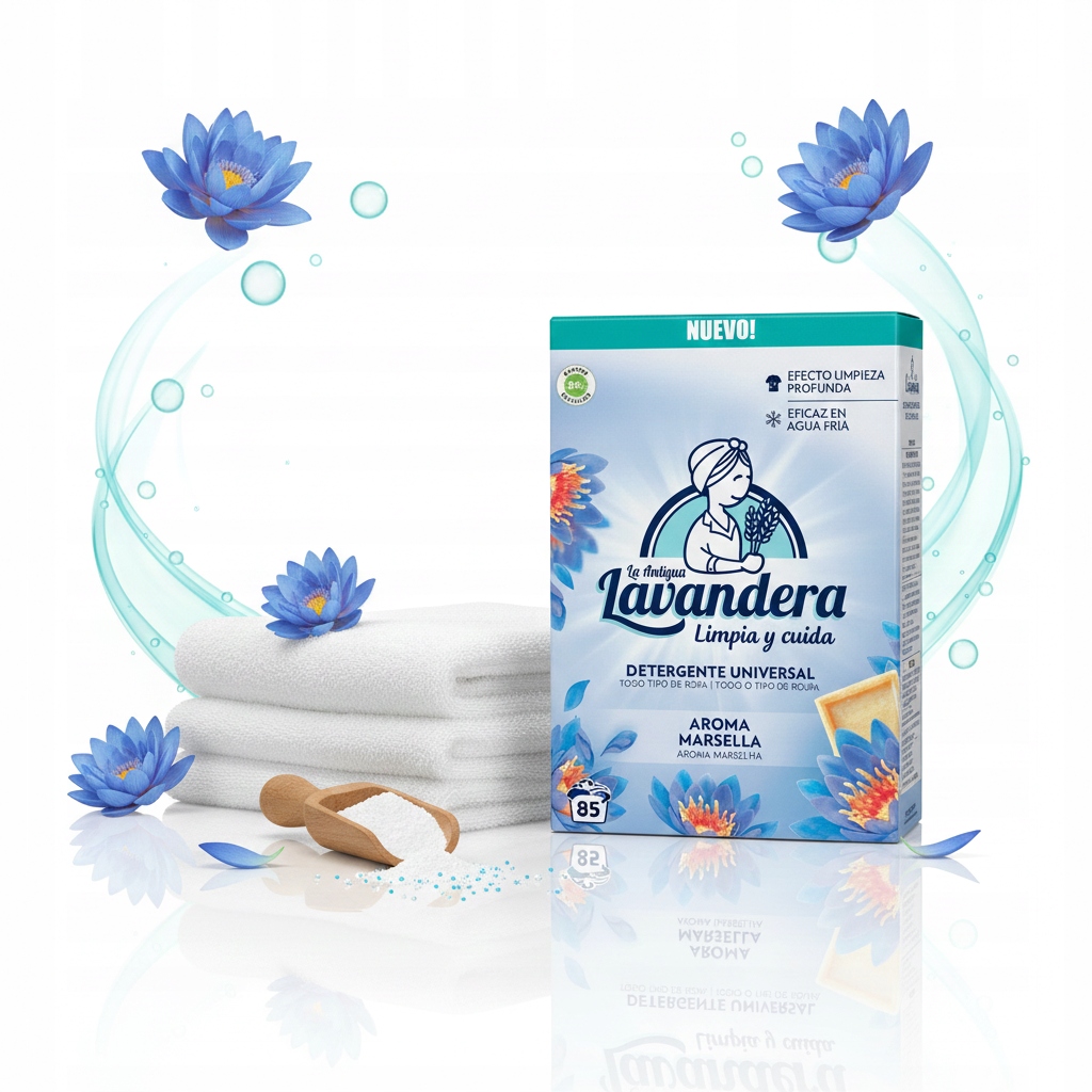 Levně Lavendera prášek modrý 85 praní Vůně Marseille