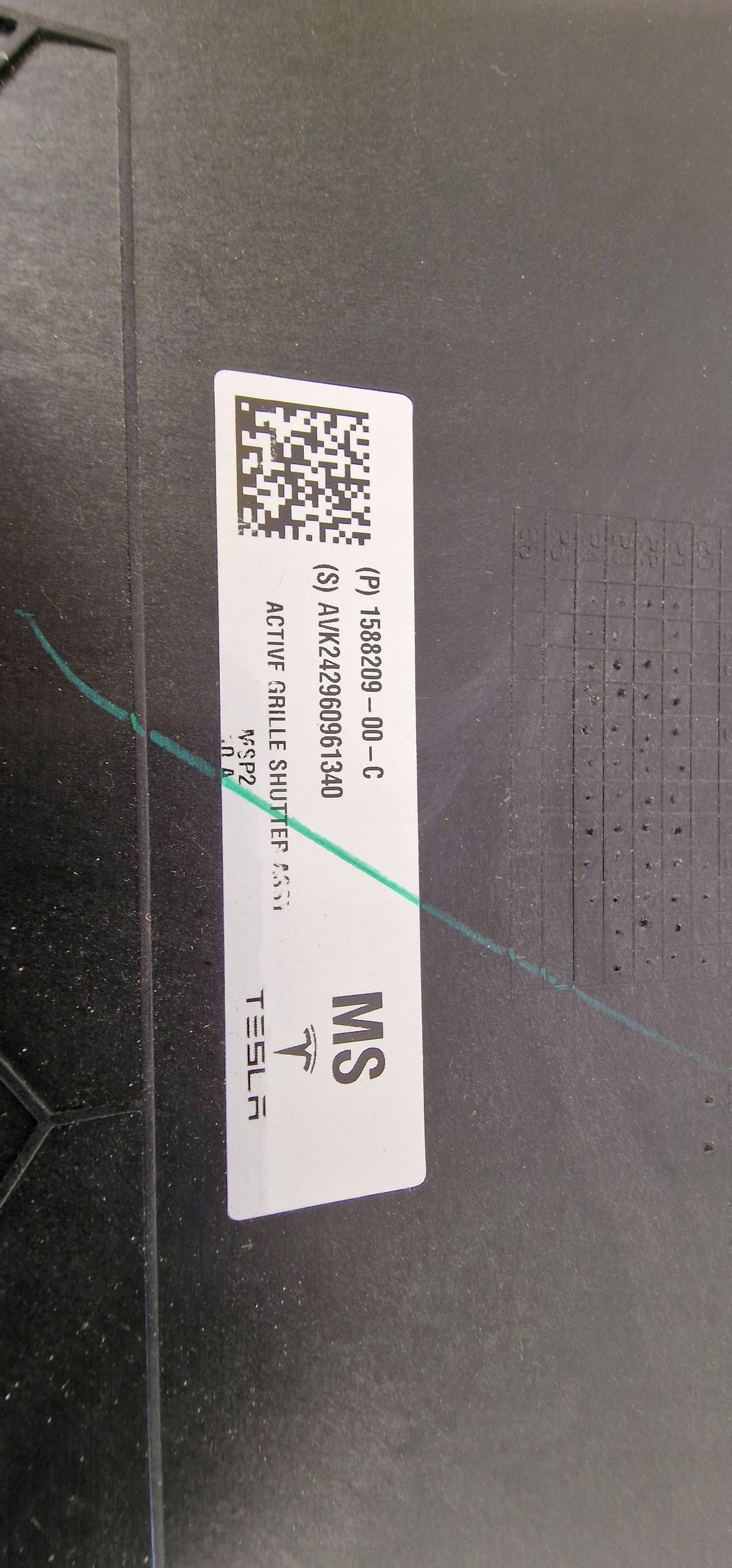 tesla MODEL S впуск воздушный 158821000b