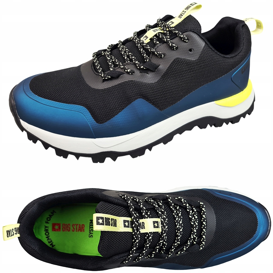 

Buty Big Star męskie czarne sneakersy HH174335 42