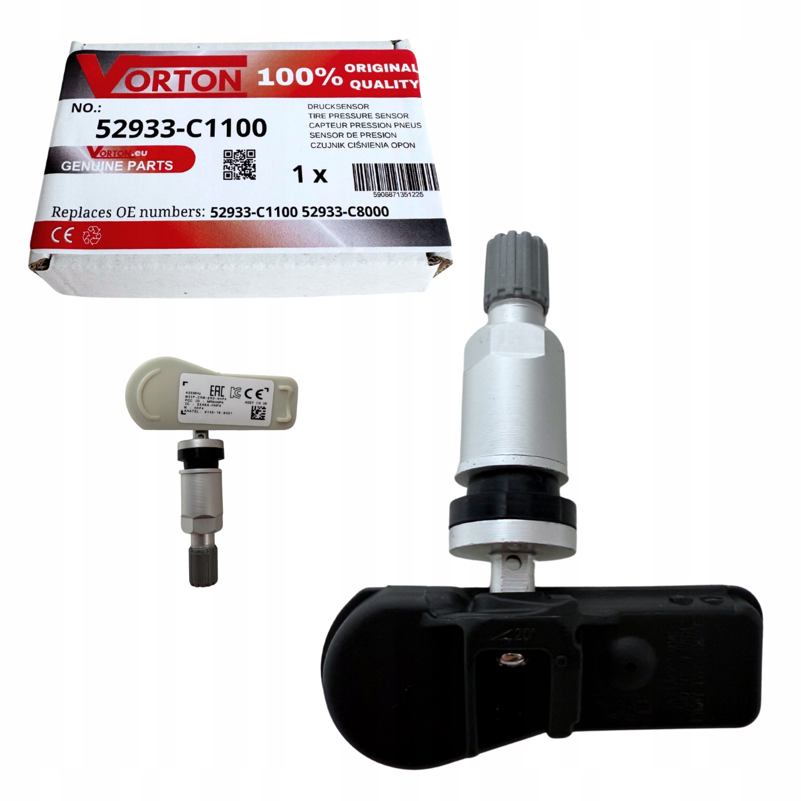 Snímač Tlaku V Pneumatikách Tpms Hyundai Oe 52933-C1100 Tucson i20