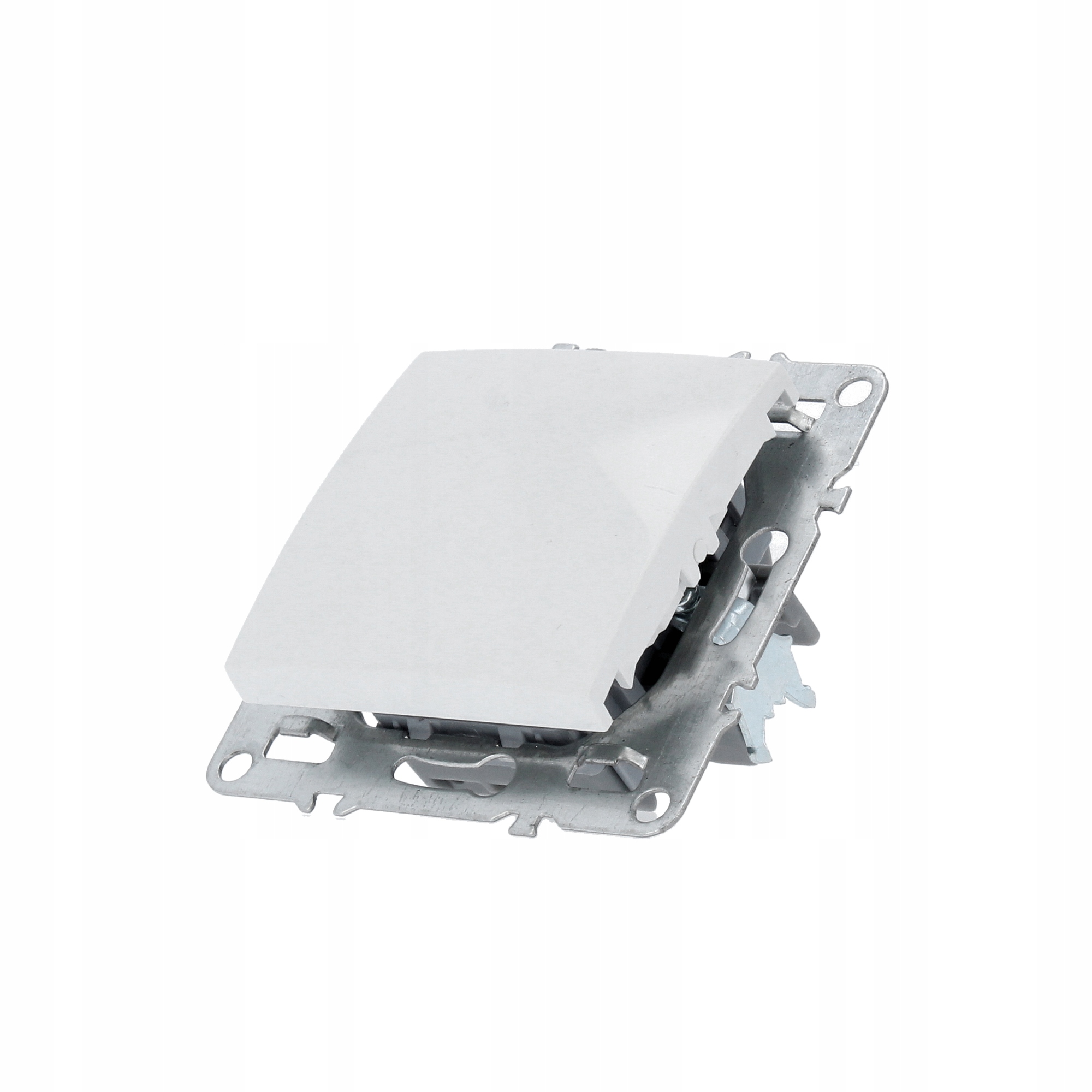 Włącznik Wyłącznik Światła Przełącznik Pojedynczy Podtynkowy Biały Marka Quadra