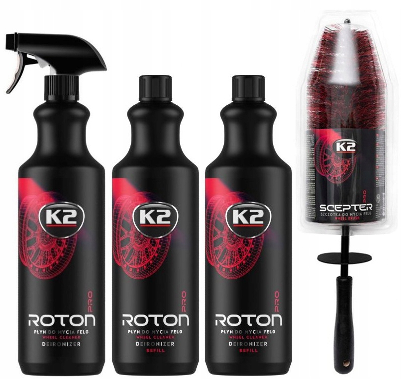 

K2 Roton Pro Żel Do Felg 1L + 2L Refill + Scepter