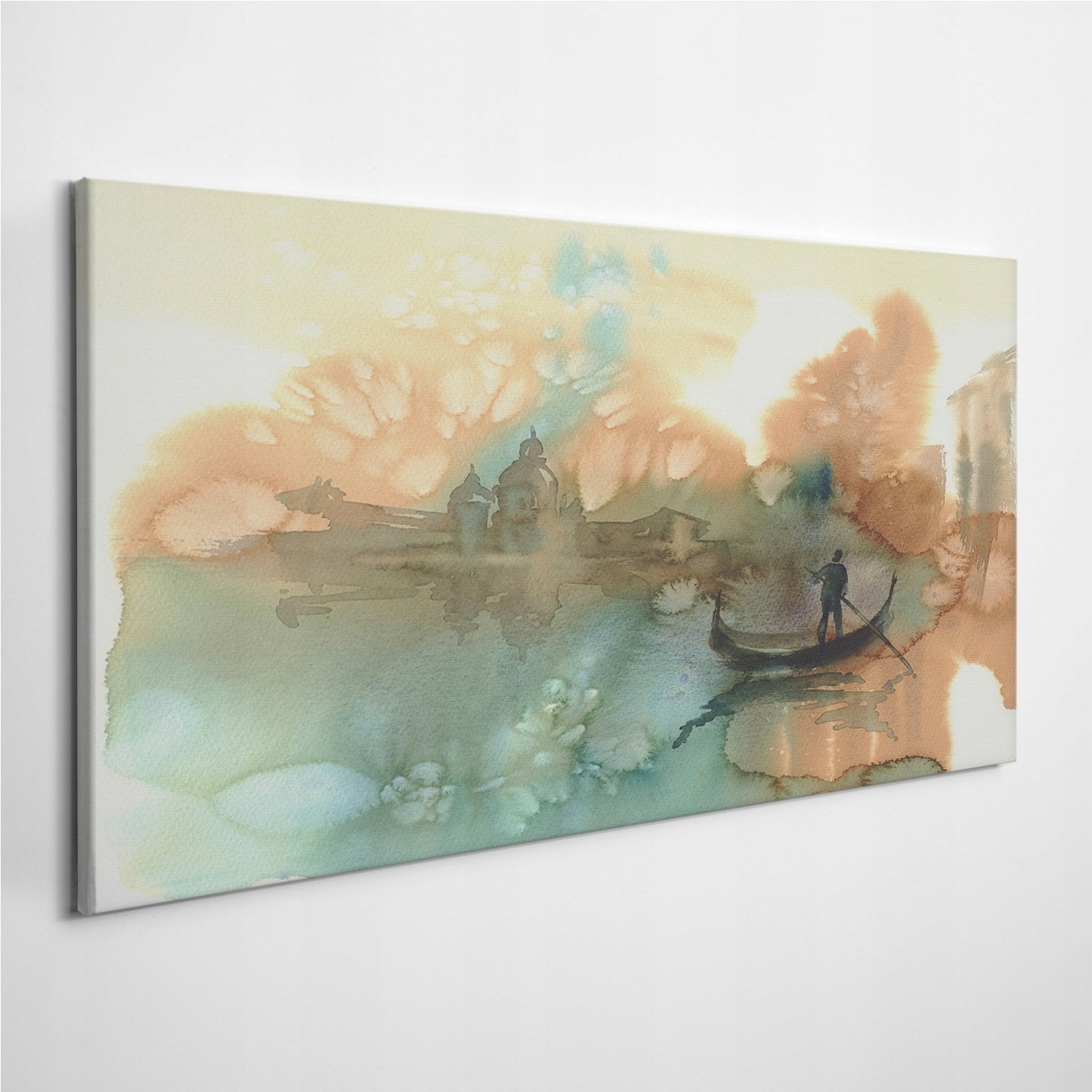 

Zdjęcie na płótnie Abstrakcja Łódka Rybak 140x70