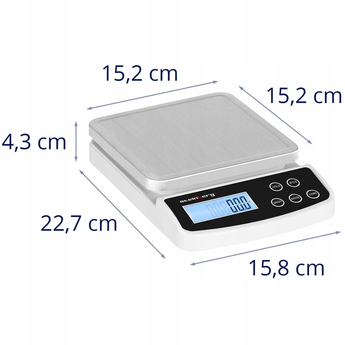 WAGA WYSYŁKOWA POCZTOWA 5kg / 0,1g BATERIE AA LCD Rodzaj wagi Laboratoryjna