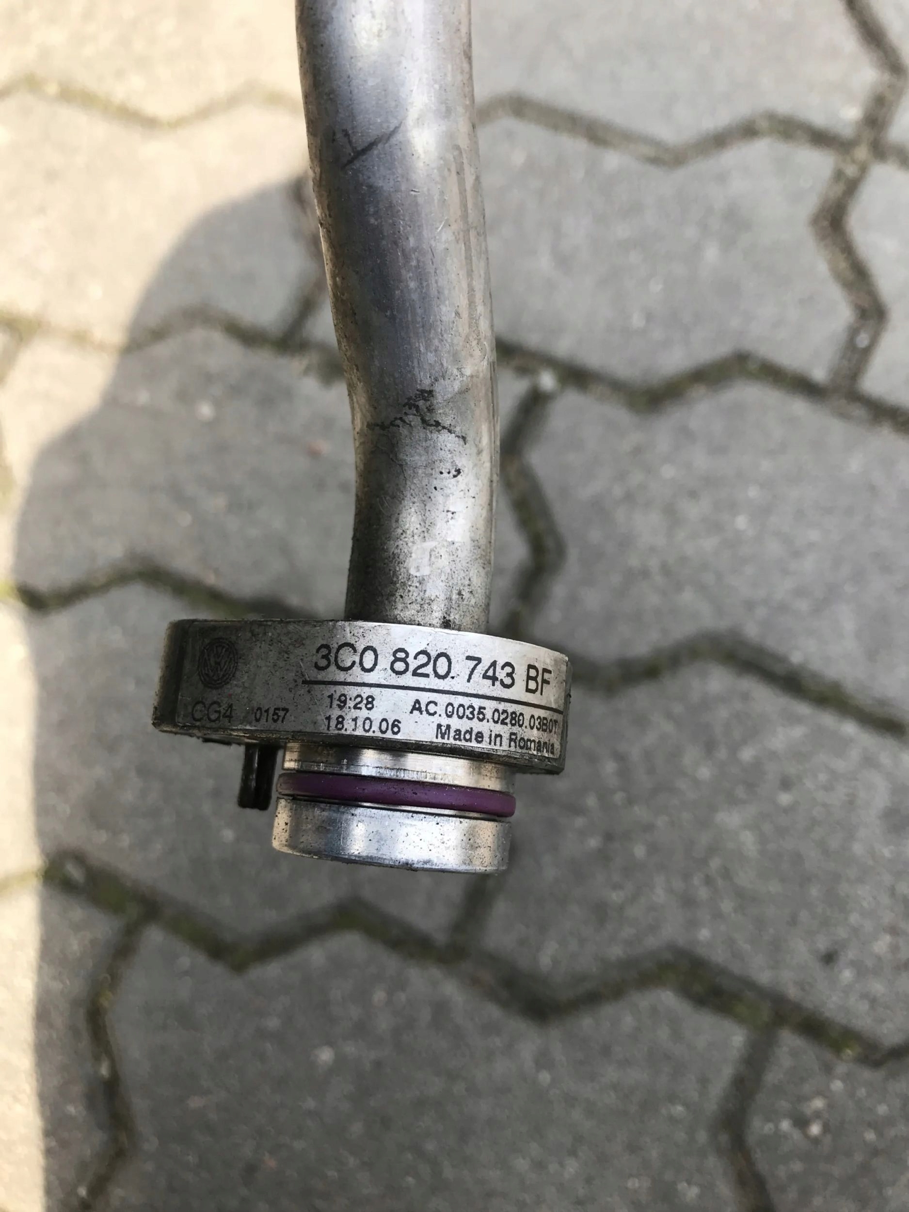 vedení klimatizaci PASSAT B6 3C0820743BF