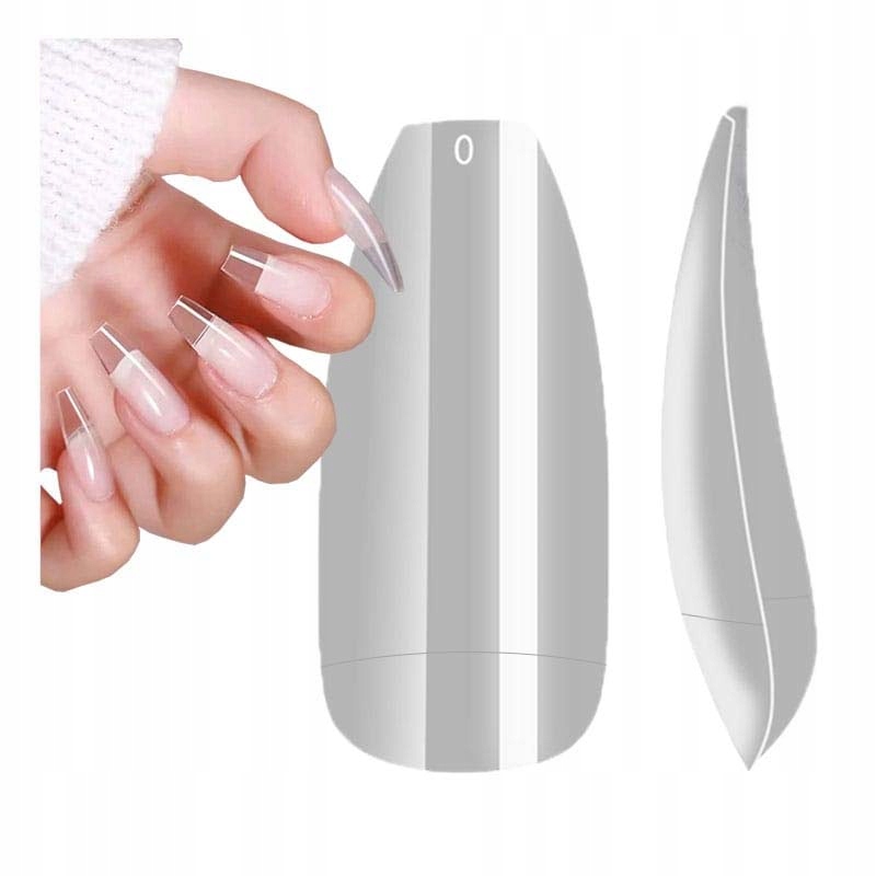 

Tipsy Sztuczne paznokcie Balerina Trumienka 500szt