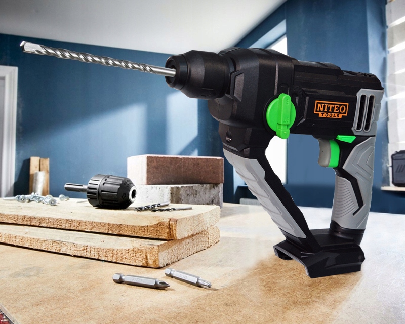 WIERTARKA UDAROWA NITEO AKUMULATOROWA 20V MAX Typ uchwytu samozaciskowy