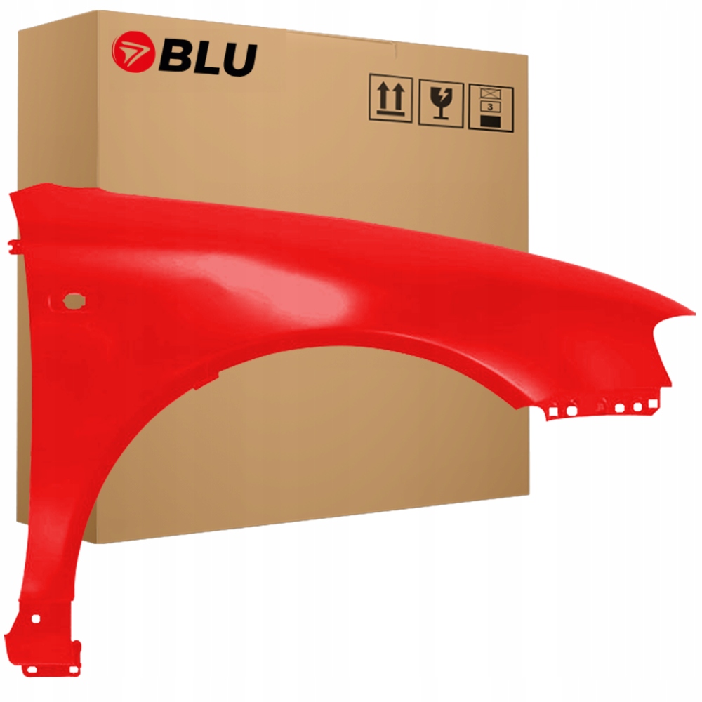 Blu Blatník Audi A3 8L Lift LY3H pravý červený 00-03 přední LaserRot