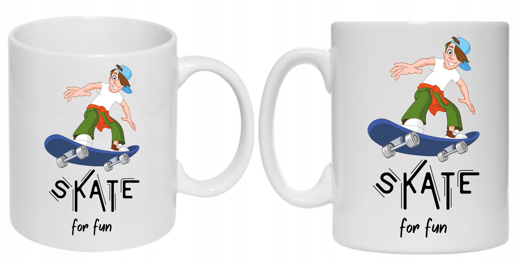 KUBEK PREZENT PRACA HOBBY SKATE DYSKOROLKA Marka inna