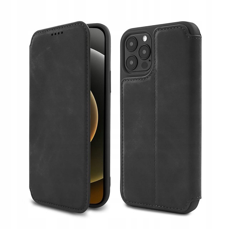 

Etui Do Iphone 12 Mini Vintage Z Klapką Szkło