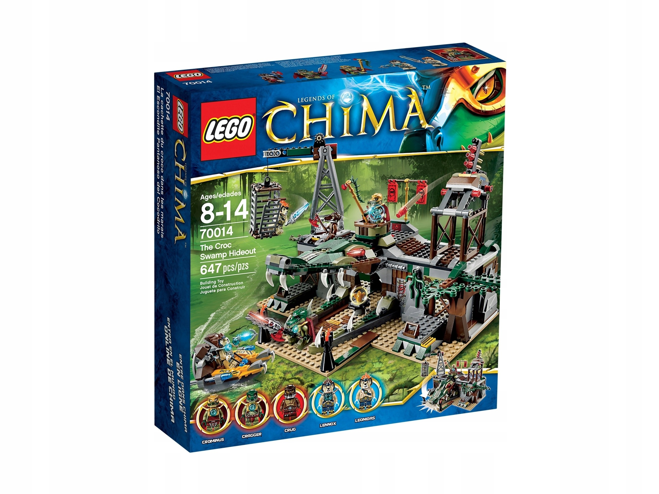 Lego Legends of Chima 70014 Úkryt na krokodýlím bažině Nové