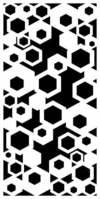 Malířská šablona na omítky 92 cm Architektonický beton Omítka