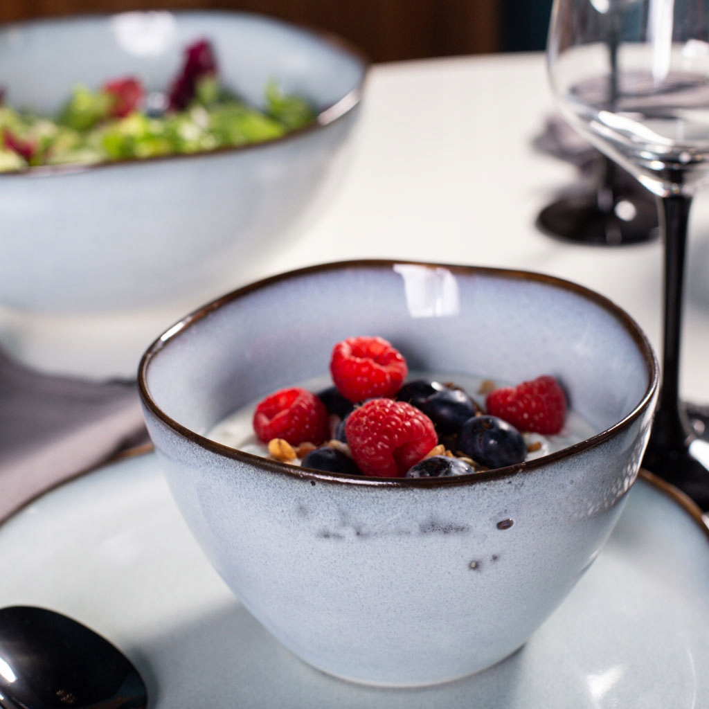 Miseczka bulionówka talerz do zupy Altom Design Reactive Blue 14 cm 6 sztuk Pojemność 0.5 ml