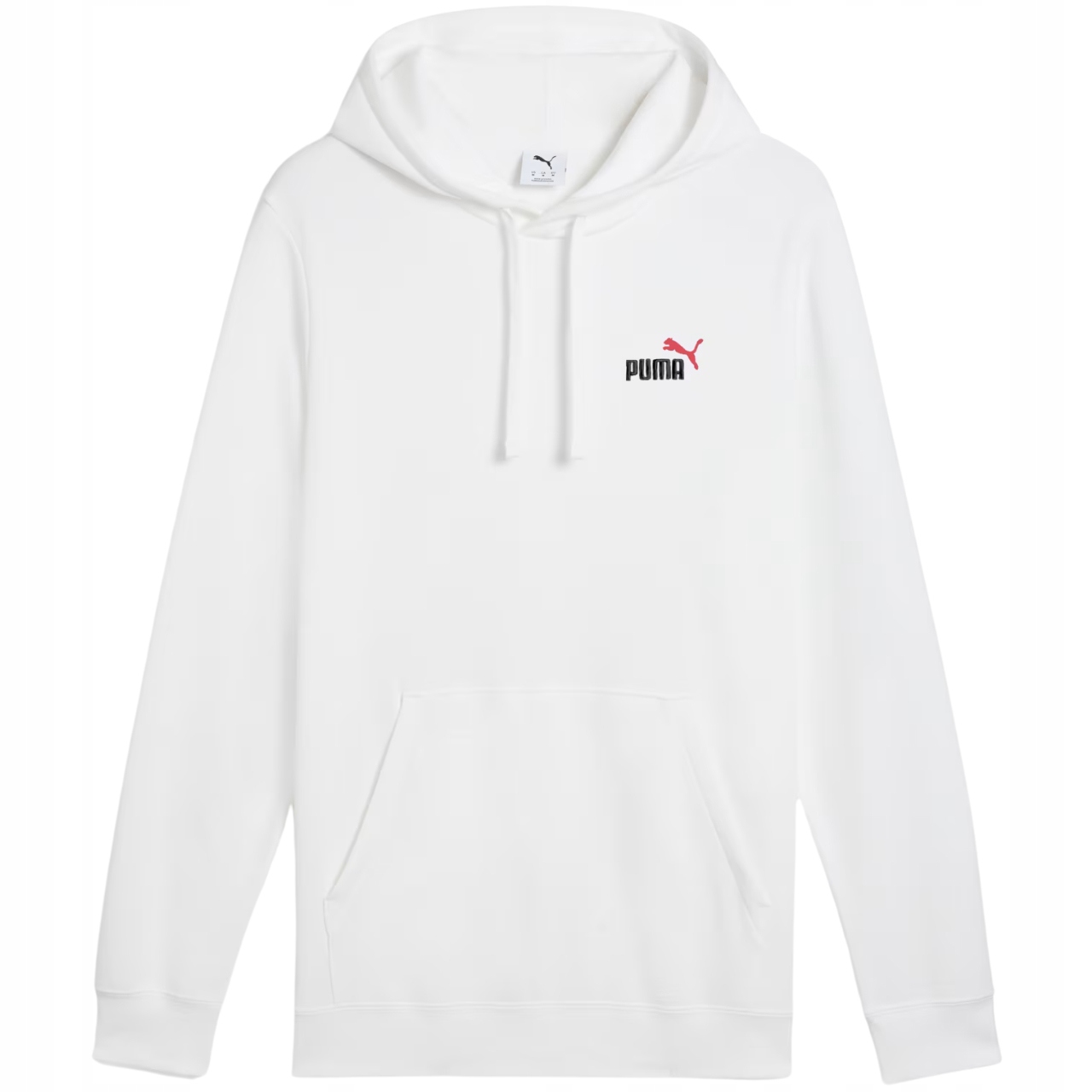 Pánská mikina Puma Ess 2 Color Small No.1 Logo Hoodie Tr bílá S