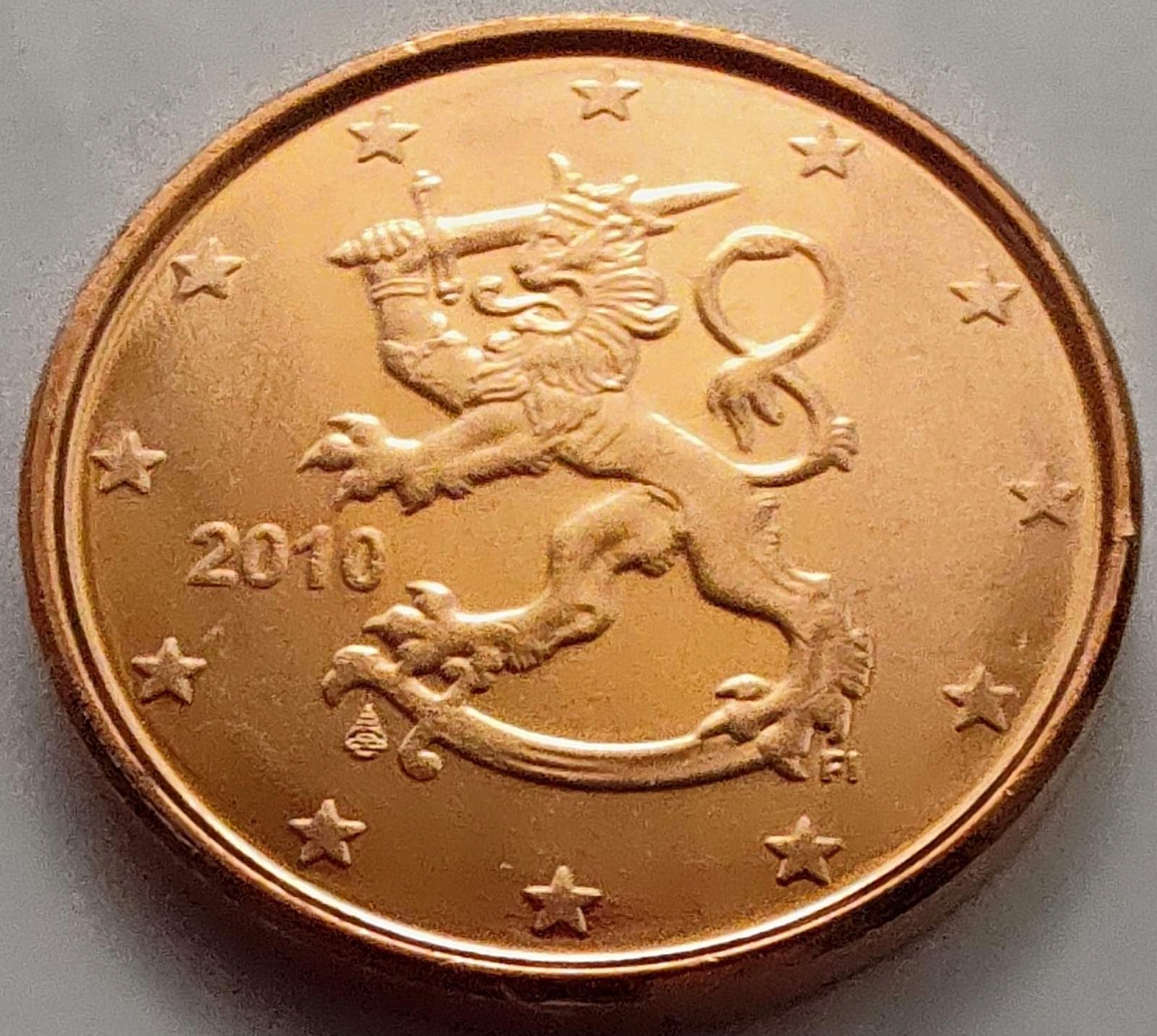 4040 - Finlandia 1 eurocent , 2010