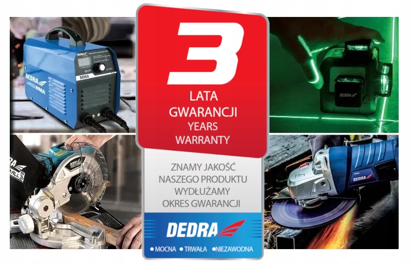 DEDRA SZLIFIERKA DO GIPSU ŻYRAFA 750 W DED7765 Rodzaj szlifierka do gipsu