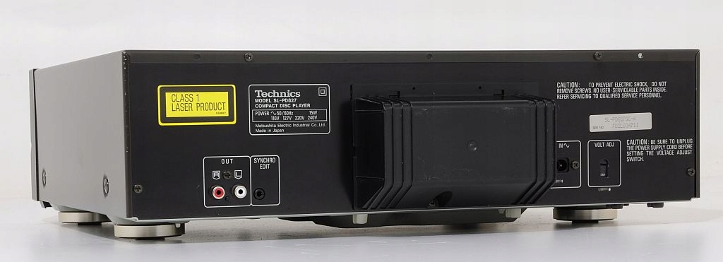 TECHNICS SL-PD827 ODTWARZACZ NA 5 CD ZMIENIARKA Odtwarzane nośniki CD