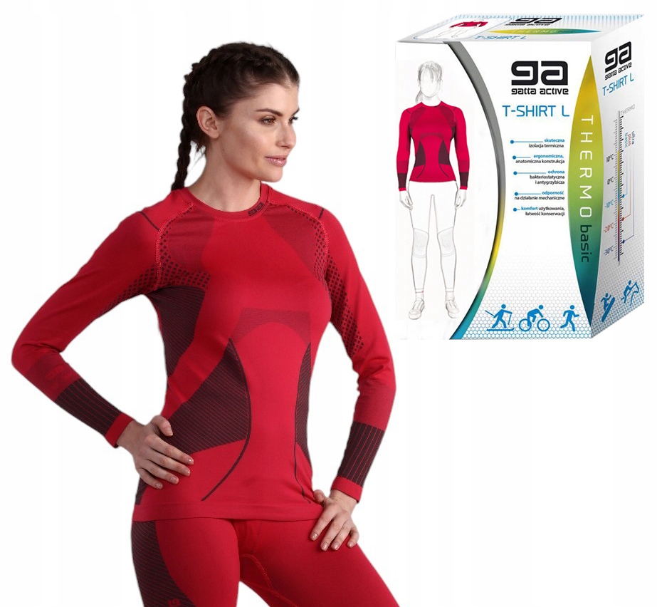 Dámské termoaktivní tričko Gatta Active Thermo Basic -10°C Malinová S