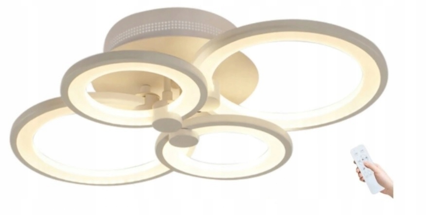 LAMPA LED PLAFON SUFIT ŻYRANDOL PILOT 76W 4x RING Kod producenta 4XRING