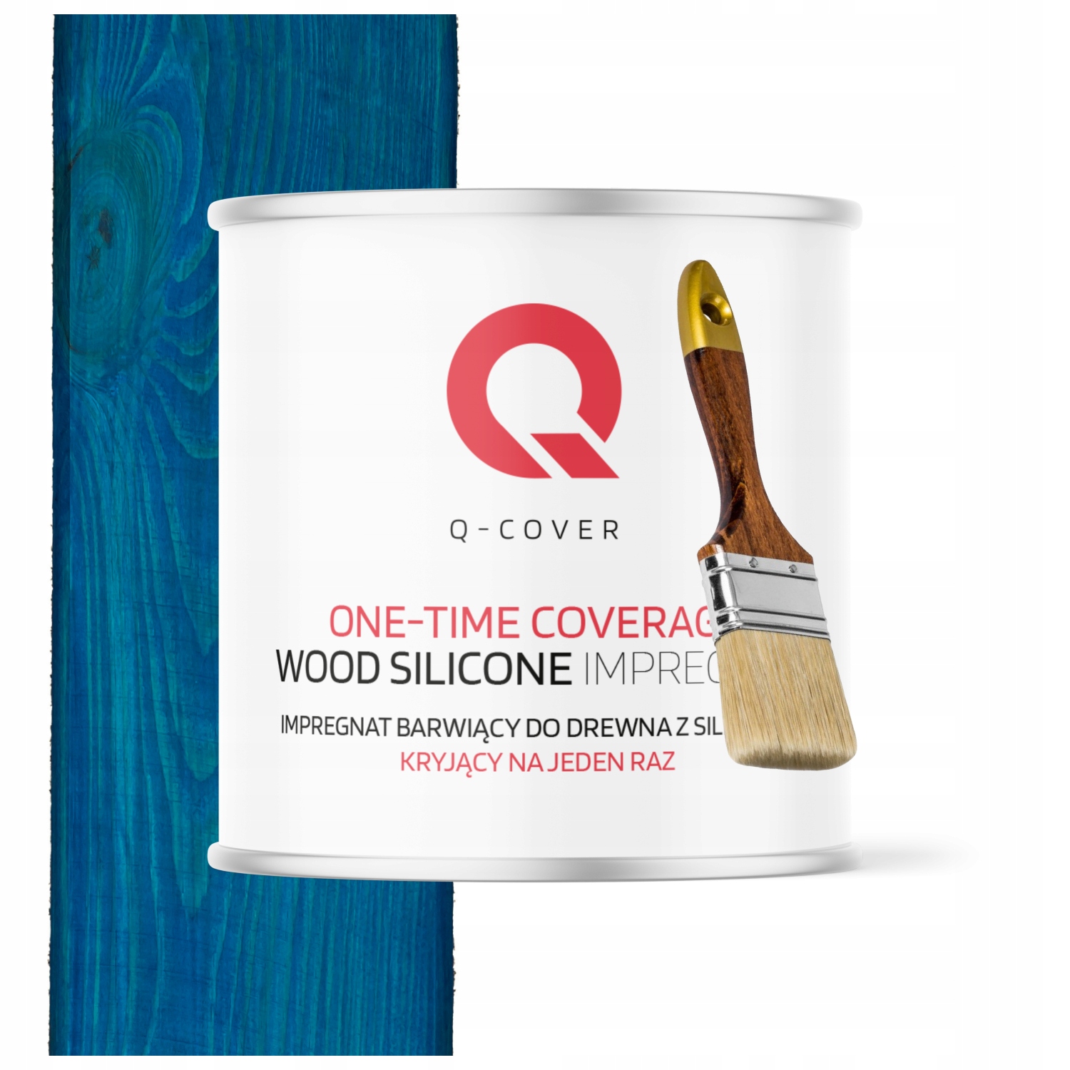 Impregnat Na Dřevo Krycí Na Jedno Použití Extra Barva Modrá 2,5L +dárek