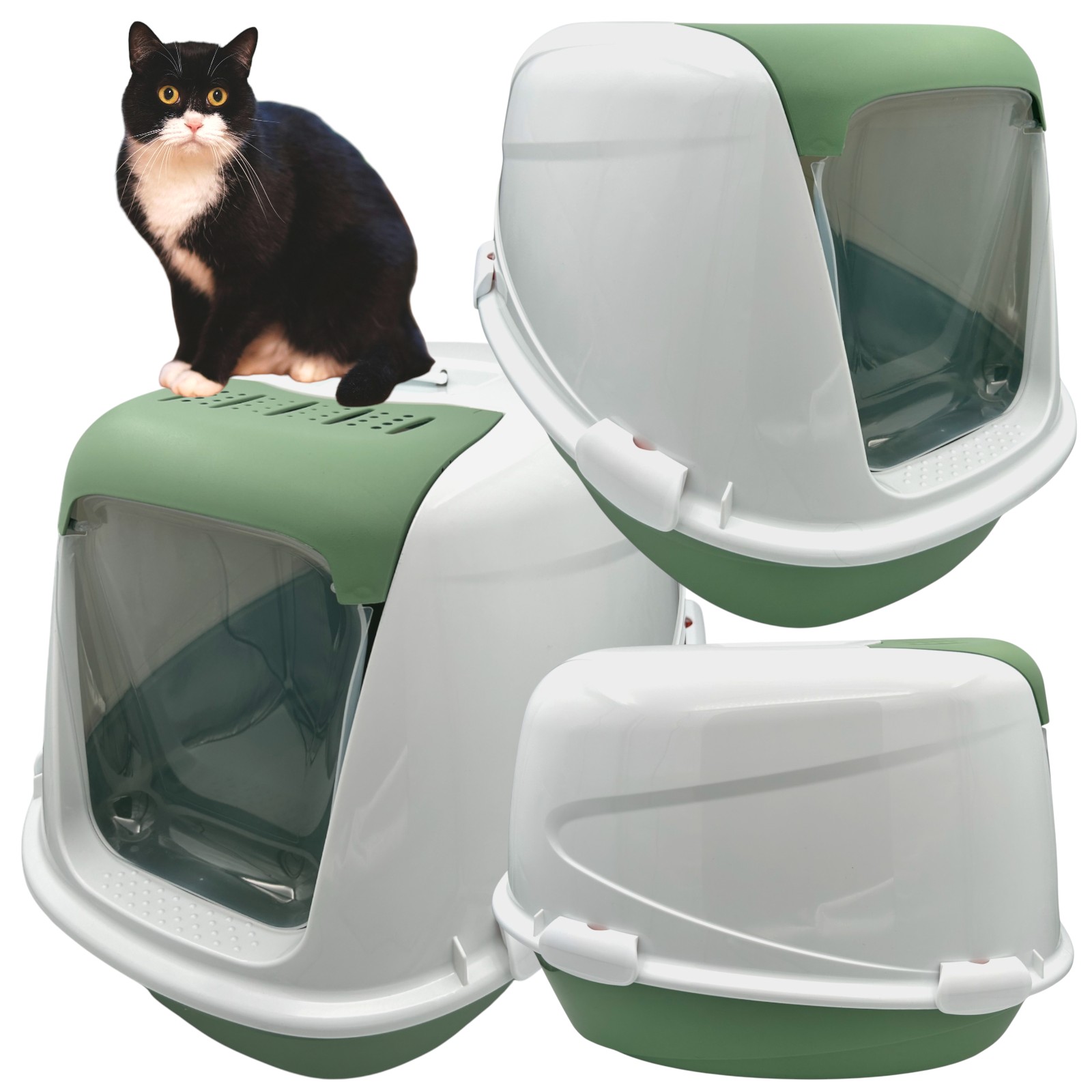 Kuweta Dla Kota Duża bezpieczna Praktyczna Plastiku