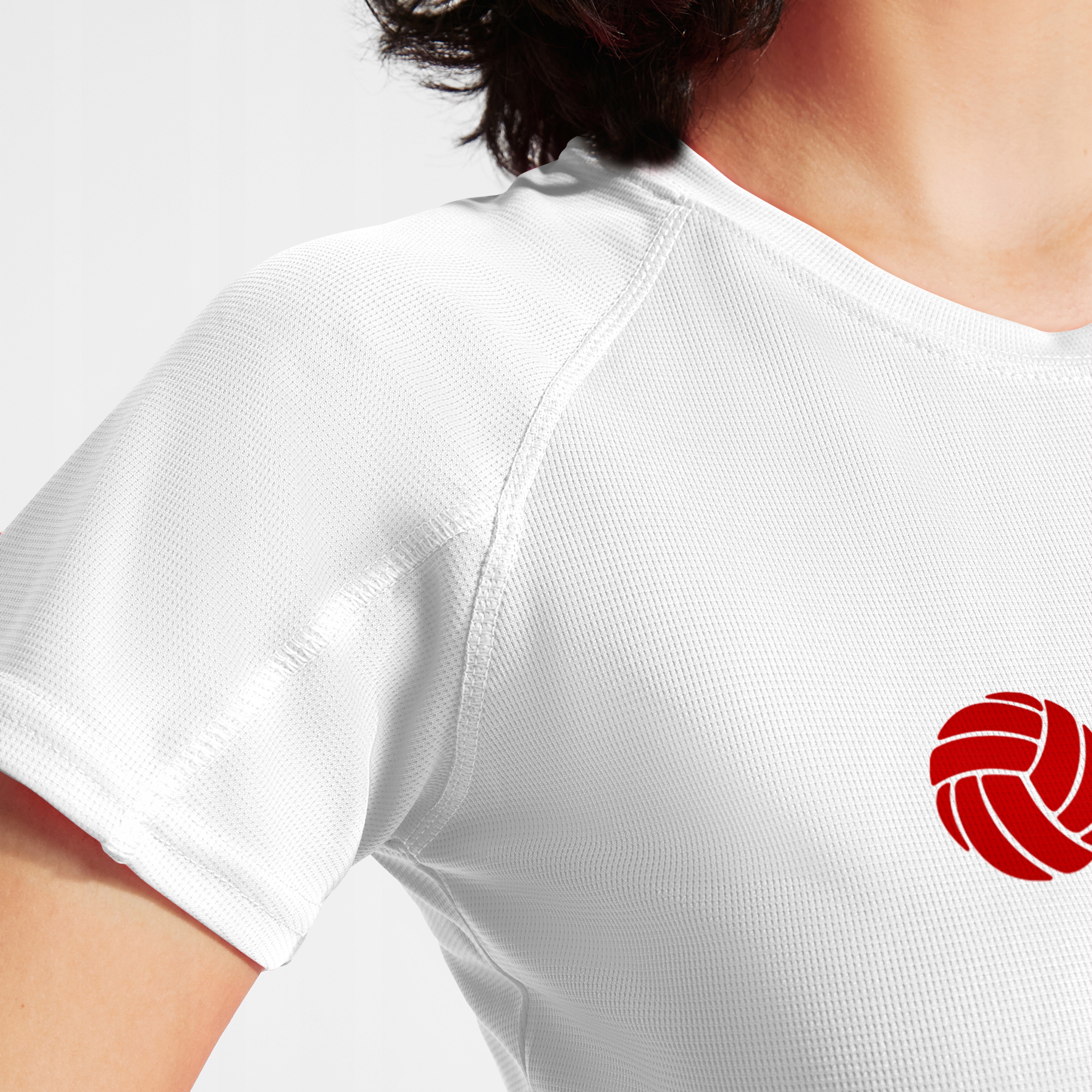 Damska Koszulka Polska Siatkówka z Nadrukiem Koszulka Siatkarska Damska Długość całkowita 70 cm