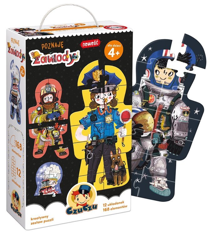 

Czu Czu Duże Puzzle Poznaję Zawody +4 Lata 168 El