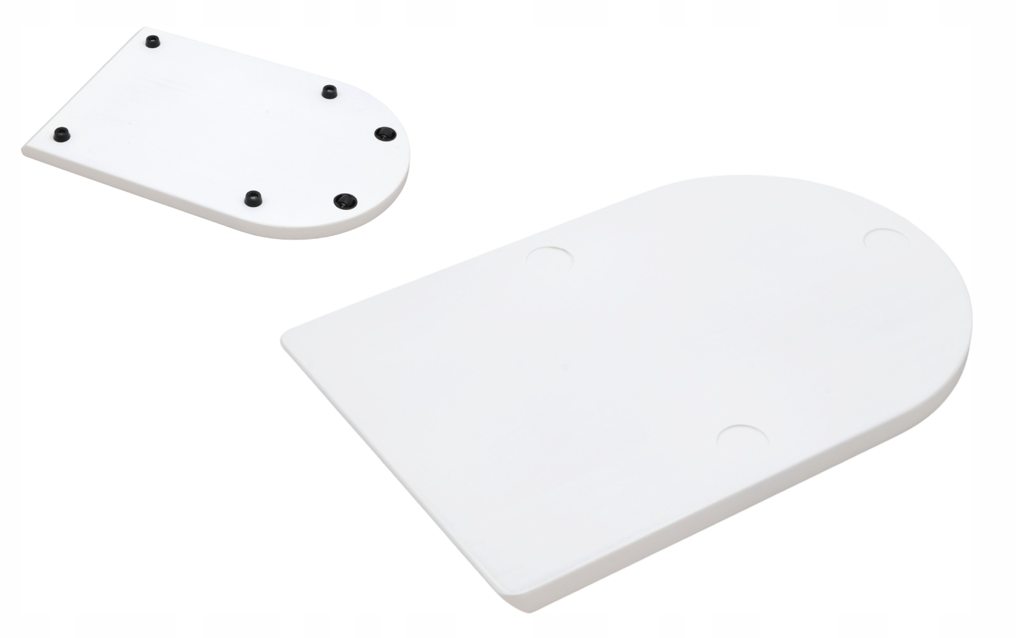 Dřevěná Buková Deska Pod Thermomix 7 S Kolečky TM7 Bílá podložka