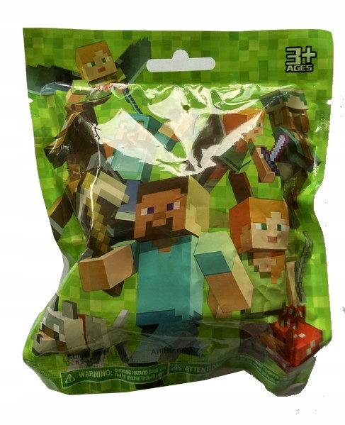 

Minecraft Saszetka Figurka Niespodzianka 3 Karty