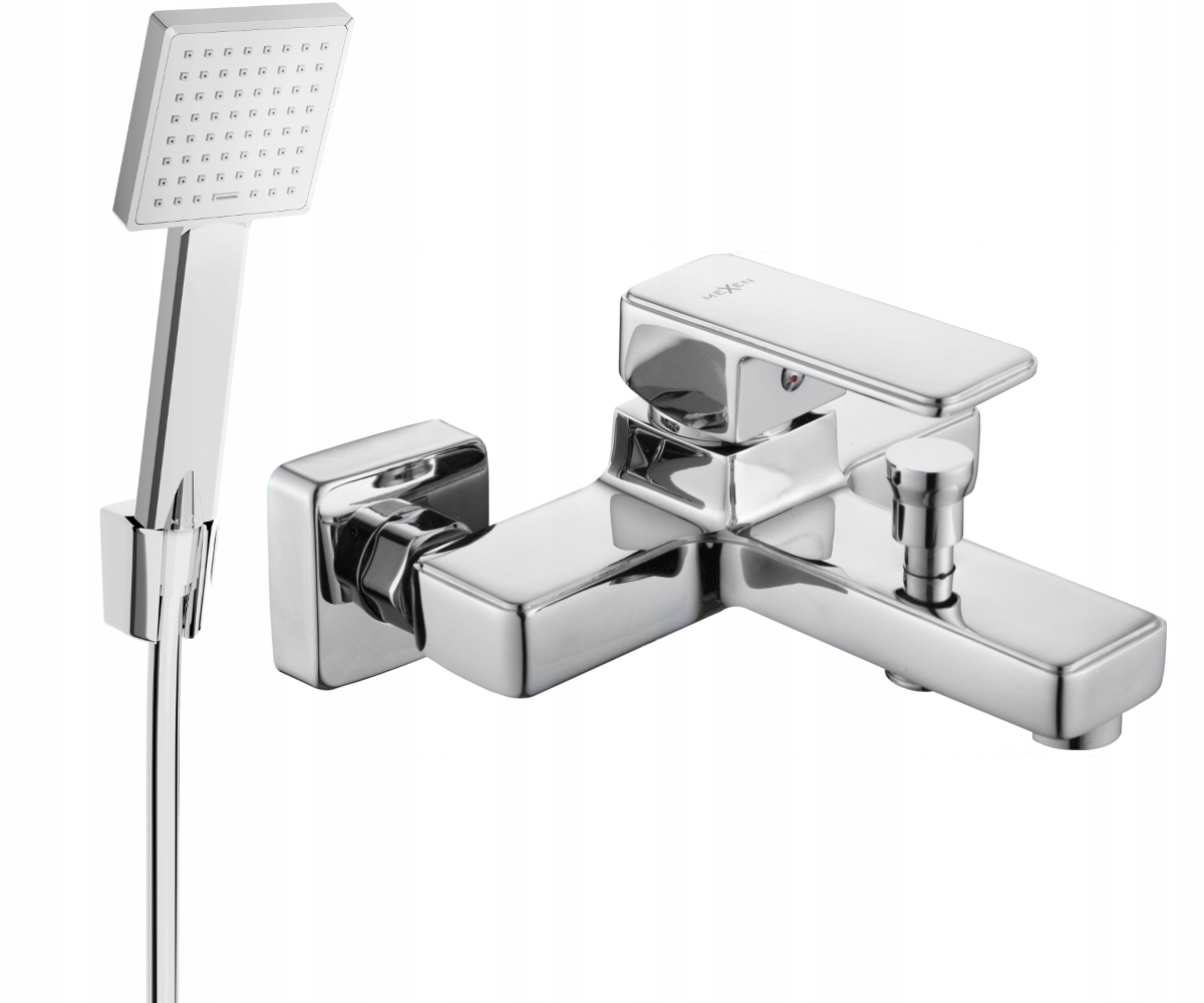 Mexen Cetus R45 Chróm Vaňová Batéria so Sprchovacím Setom