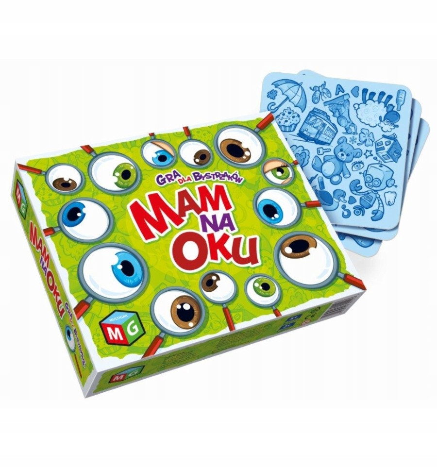 Imprezowe Gry Planszowe dla dzieci Rodzinna Planszówka Mam na Oku