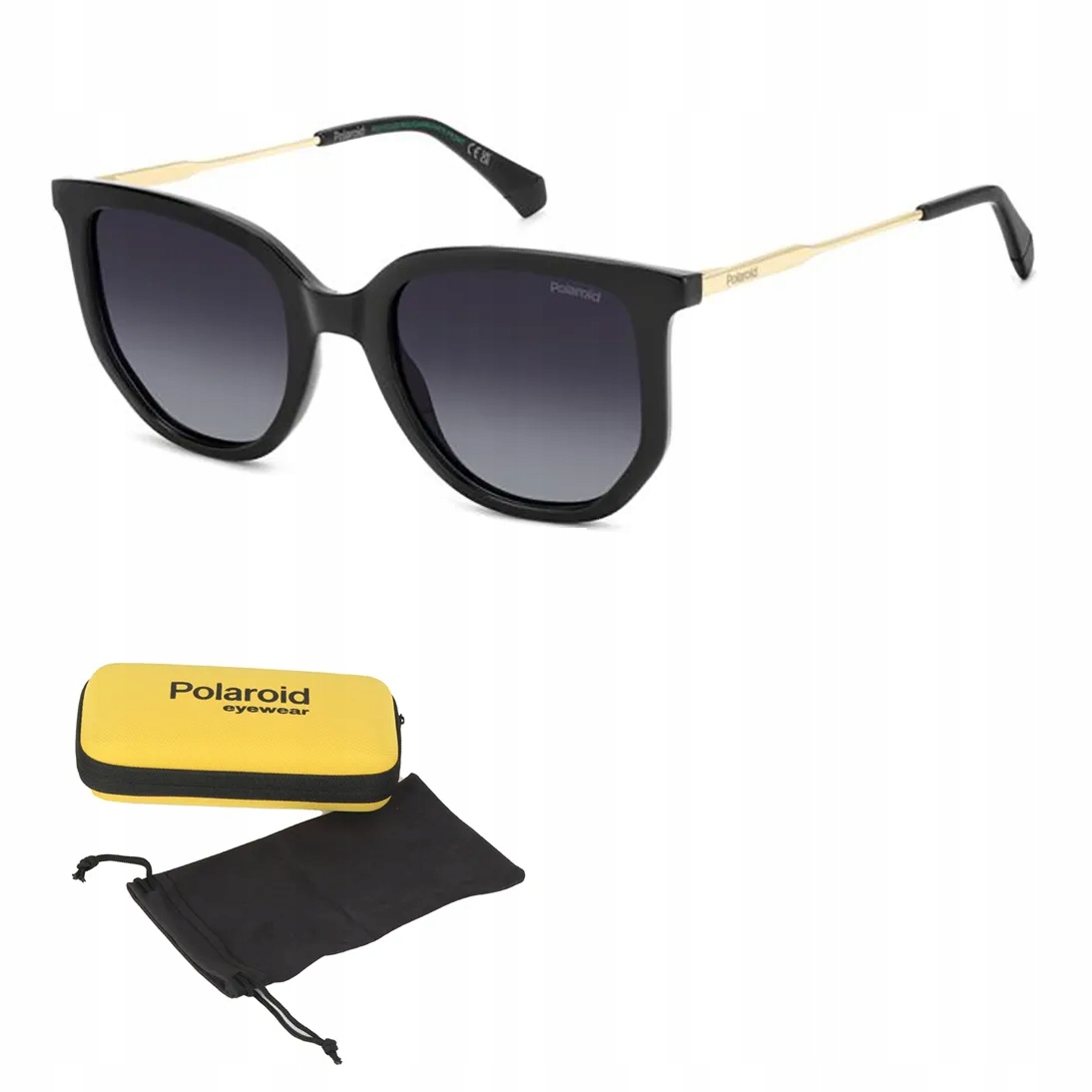 Polaroid 4185/807 Černé polarizační sluneční brýle
